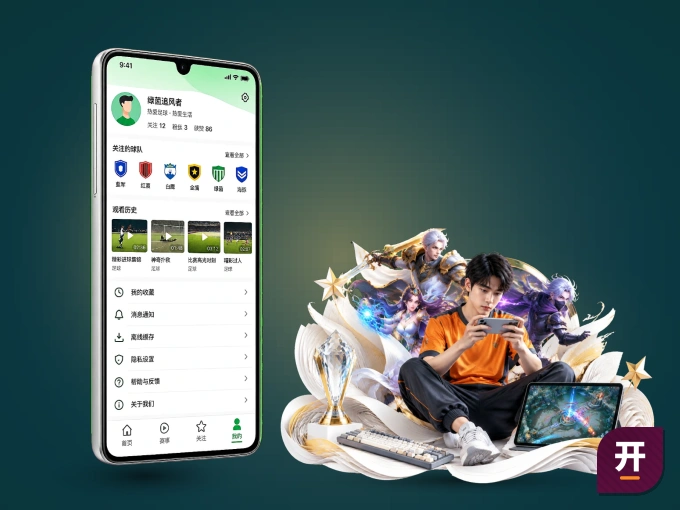 随时随地掌上观赛，尽在开云 APP
